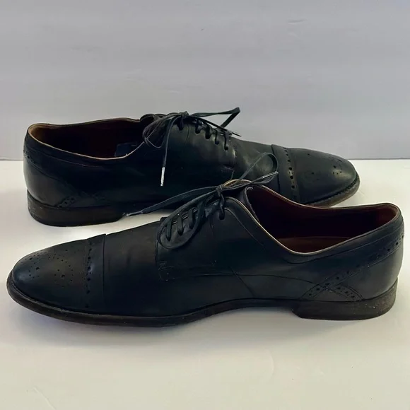 Dolce & Gabbana Black Leather Oxford Shoes